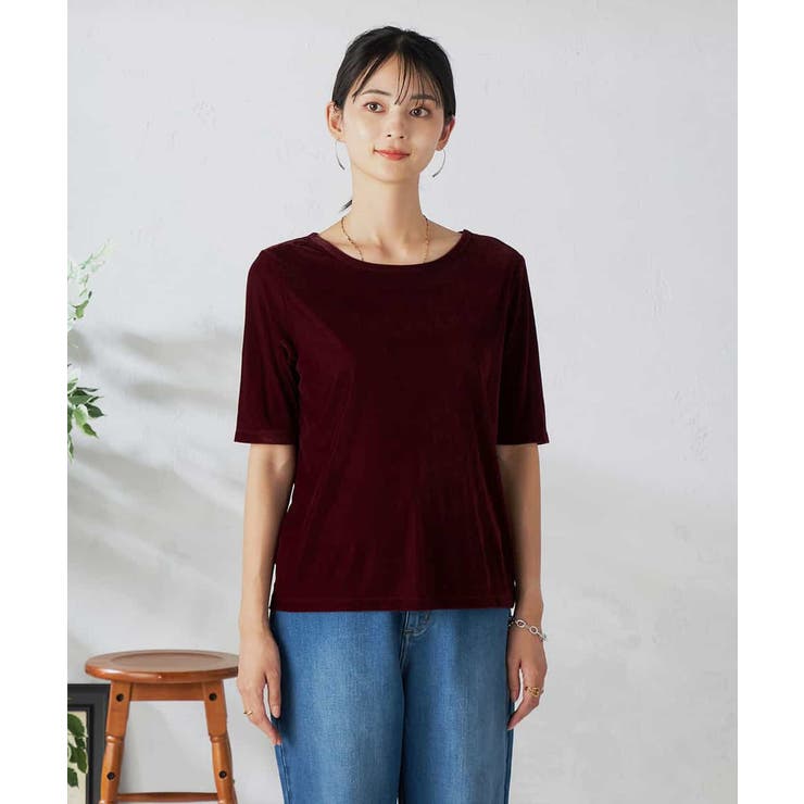 【前後2WAY】シアーベロアプルオーバー | a.v.v【WOMEN】 | 詳細画像35 