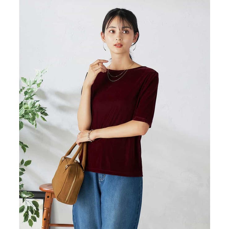 【前後2WAY】シアーベロアプルオーバー | a.v.v【WOMEN】 | 詳細画像4 