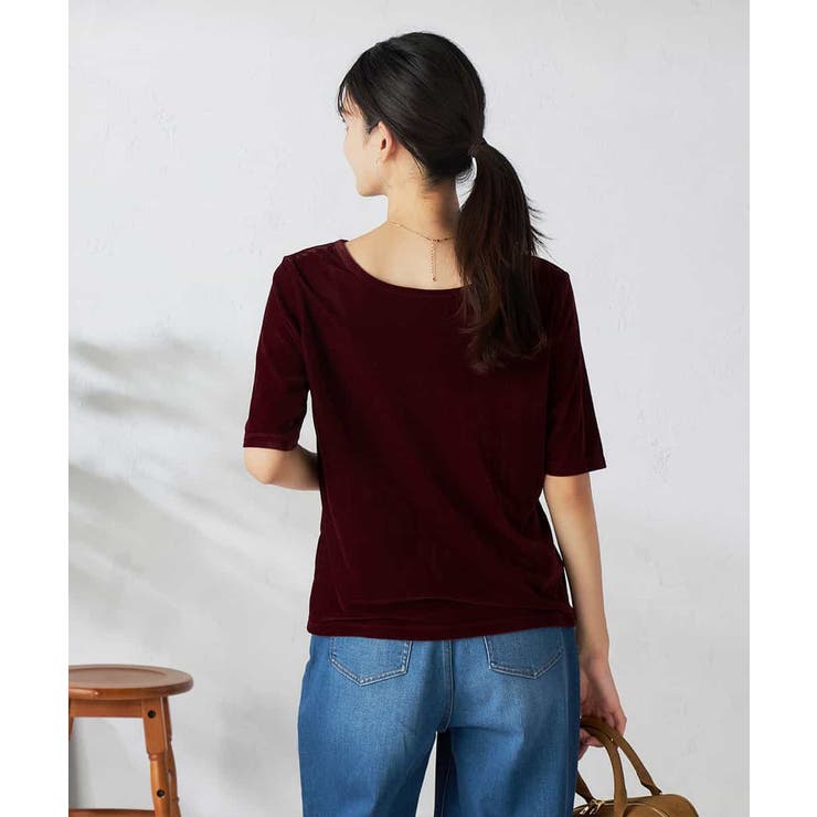 【前後2WAY】シアーベロアプルオーバー | a.v.v【WOMEN】 | 詳細画像6 