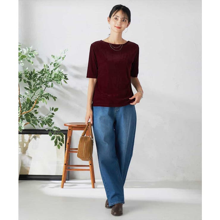 【前後2WAY】シアーベロアプルオーバー | a.v.v【WOMEN】 | 詳細画像7 