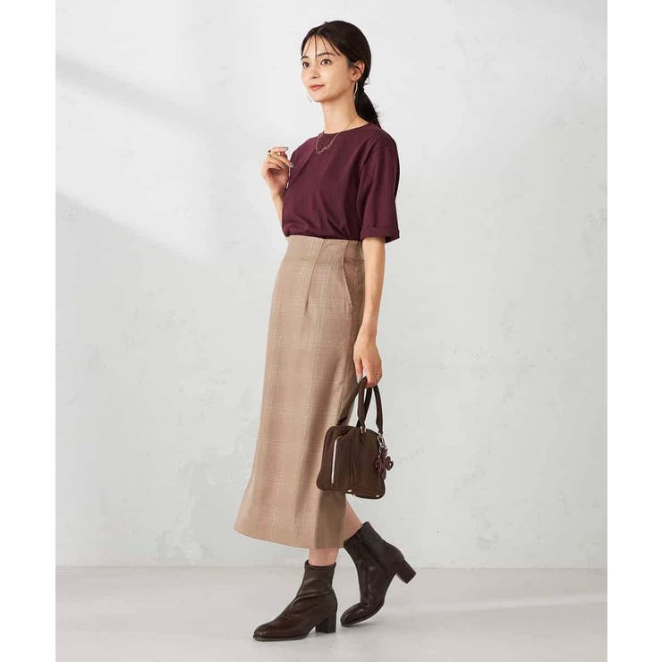 【接触冷感/UVカット/コットン100％】ロールアップハーフスリーブTシャツ | a.v.v【WOMEN】 | 詳細画像25 