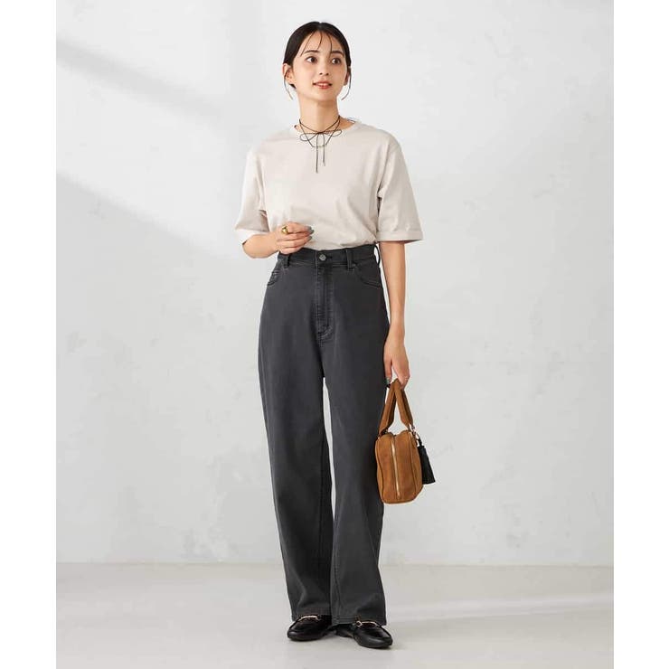 【接触冷感/UVカット/コットン100％】ロールアップハーフスリーブTシャツ | a.v.v【WOMEN】 | 詳細画像30 