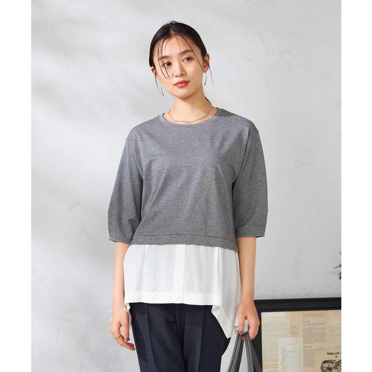 レイヤードラメライクトップス | a.v.v【WOMEN】 | 詳細画像3 