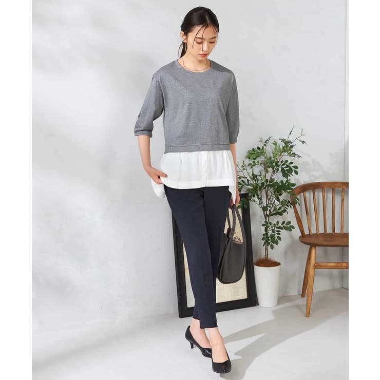 レイヤードラメライクトップス | a.v.v【WOMEN】 | 詳細画像4 