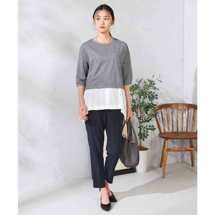 レイヤードラメライクトップス | a.v.v【WOMEN】 | 詳細画像5 