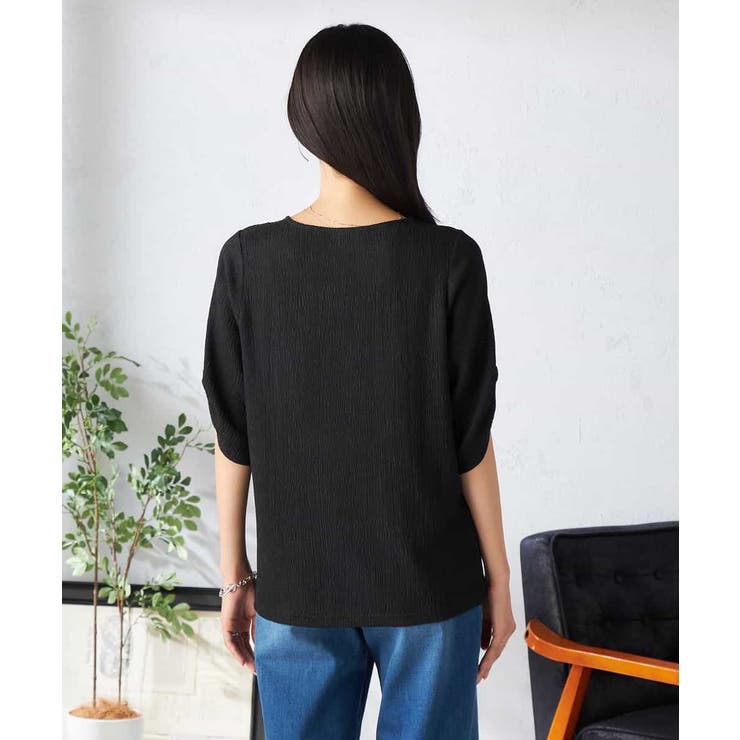 袖ギャザー楊柳カットソー | a.v.v【WOMEN】 | 詳細画像19 