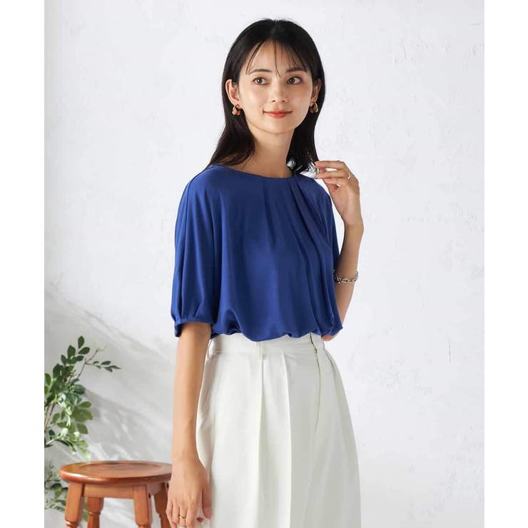 【接触冷感/UVカット/吸水速乾】タックチュニックカットソー | a.v.v【WOMEN】 | 詳細画像15 