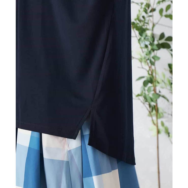 【接触冷感/UVカット/吸水速乾】タックチュニックカットソー | a.v.v【WOMEN】 | 詳細画像40 