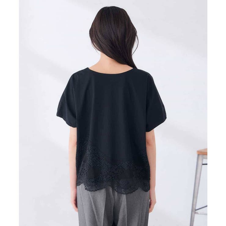 ウェーブレースヘムTシャツ | a.v.v【WOMEN】 | 詳細画像53 