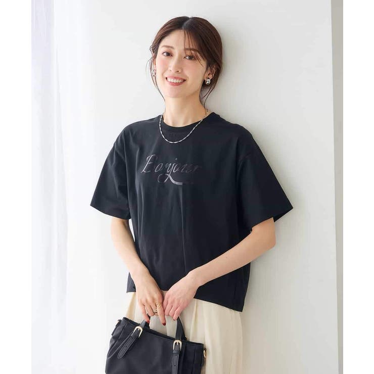 【接触冷感】クロップドロゴTシャツ | a.v.v【WOMEN】 | 詳細画像10 
