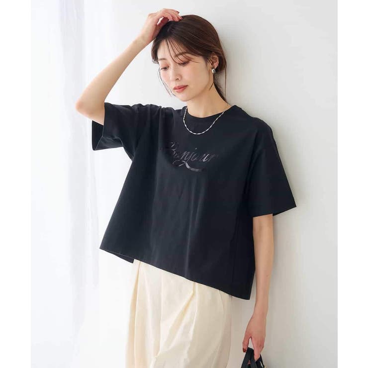 【接触冷感】クロップドロゴTシャツ | a.v.v【WOMEN】 | 詳細画像11 