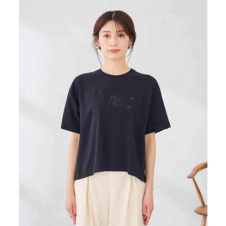 【接触冷感】クロップドロゴTシャツ | a.v.v【WOMEN】 | 詳細画像17 