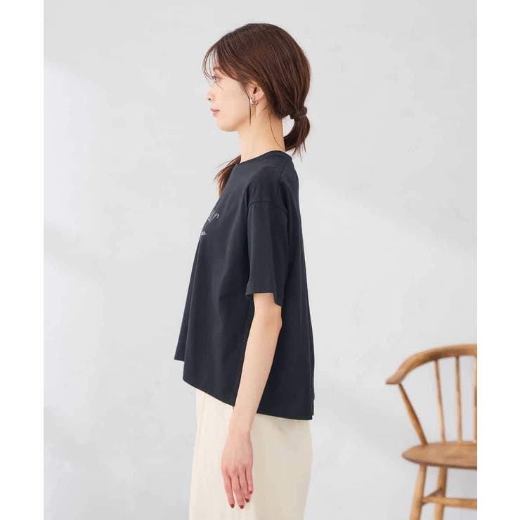 【接触冷感】クロップドロゴTシャツ | a.v.v【WOMEN】 | 詳細画像18 