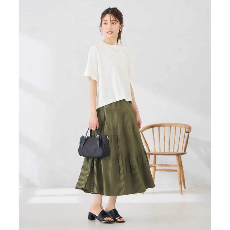 【接触冷感】クロップドロゴTシャツ | a.v.v【WOMEN】 | 詳細画像7 