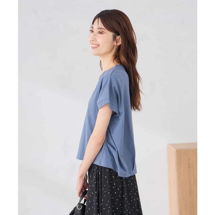 【UVカット/接触冷感】フォルムロゴＴシャツ | a.v.v【WOMEN】 | 詳細画像5 