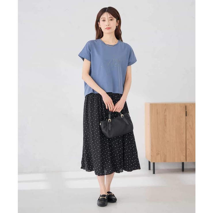 【UVカット/接触冷感】フォルムロゴＴシャツ | a.v.v【WOMEN】 | 詳細画像7 