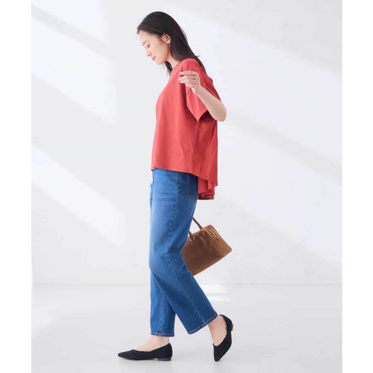 バックシャーリングTシャツ | a.v.v【WOMEN】 | 詳細画像7 