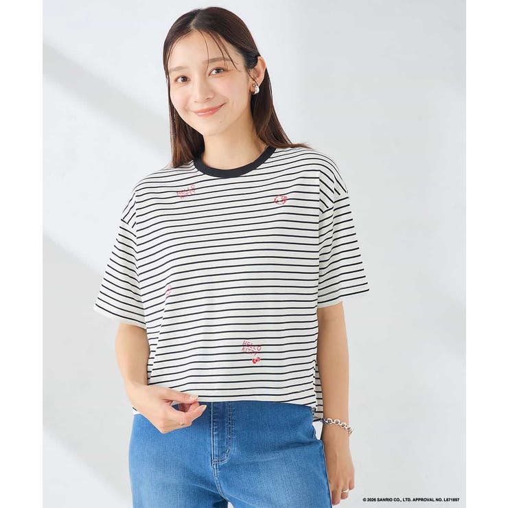 HELLO KITTY クロップドTシャツ | a.v.v【WOMEN】 | 詳細画像7 