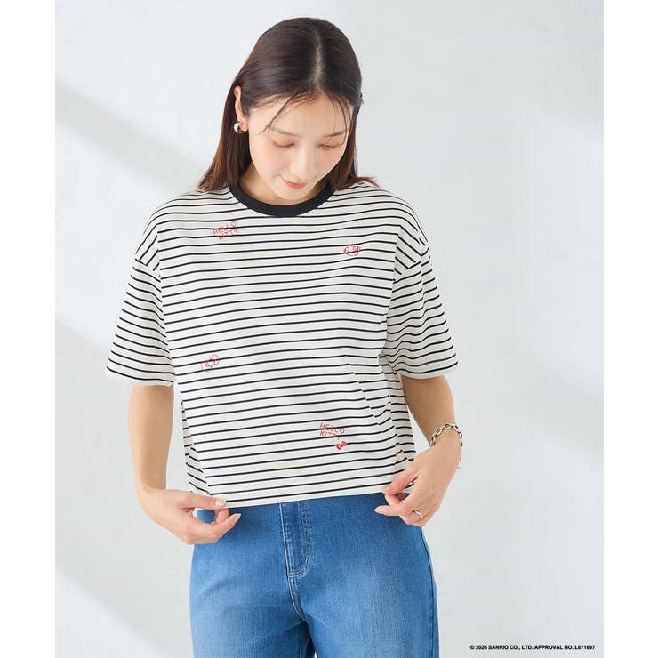 HELLO KITTY クロップドTシャツ | a.v.v【WOMEN】 | 詳細画像8 