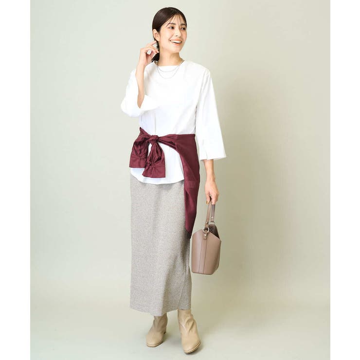 【綿100％】スリットスリーブカットソー | a.v.v【WOMEN】 | 詳細画像17 