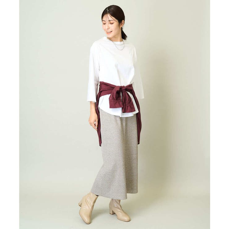 【綿100％】スリットスリーブカットソー | a.v.v【WOMEN】 | 詳細画像18 