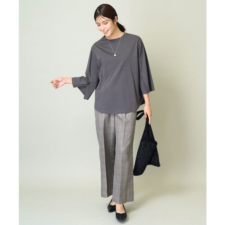 【綿100％】スリットスリーブカットソー | a.v.v【WOMEN】 | 詳細画像22 