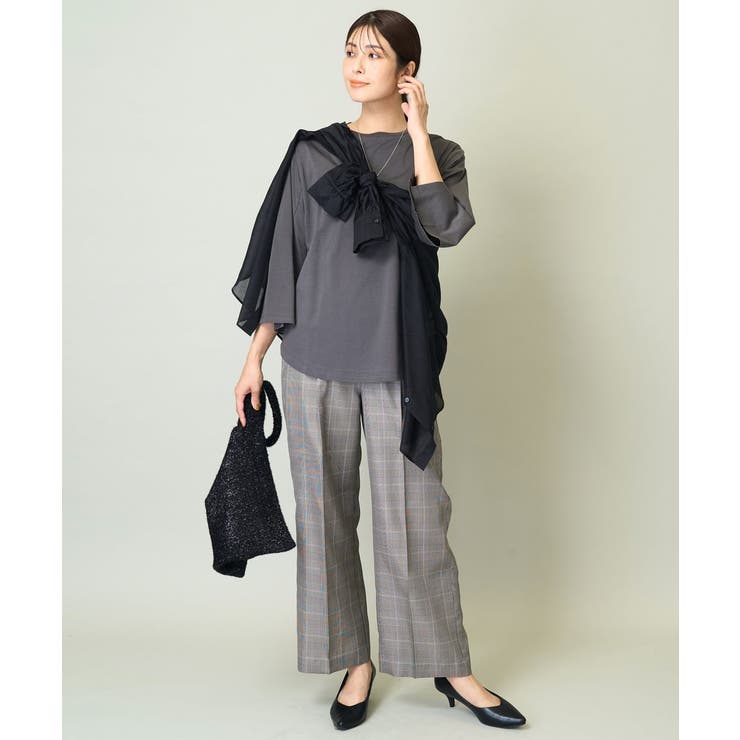 【綿100％】スリットスリーブカットソー | a.v.v【WOMEN】 | 詳細画像25 