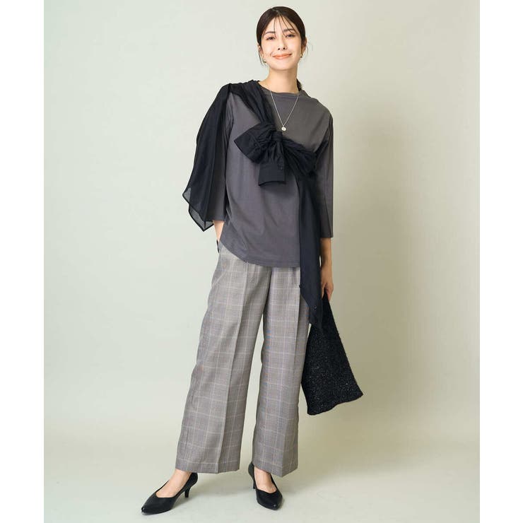 【綿100％】スリットスリーブカットソー | a.v.v【WOMEN】 | 詳細画像26 