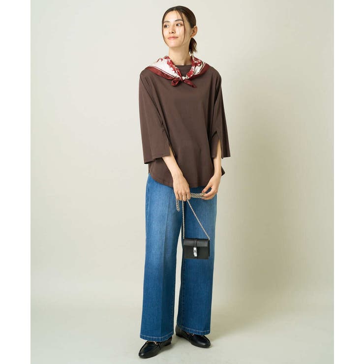 【綿100％】スリットスリーブカットソー | a.v.v【WOMEN】 | 詳細画像9 