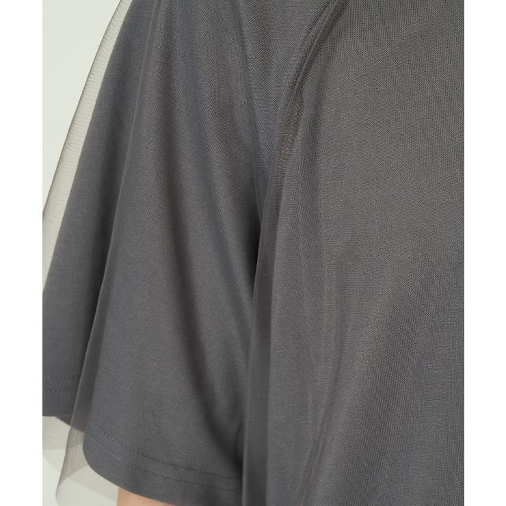 チュールレイヤードTシャツ | a.v.v【WOMEN】 | 詳細画像17 