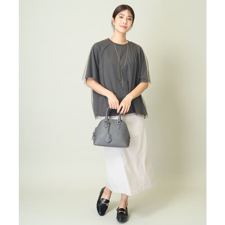 チュールレイヤードTシャツ | a.v.v【WOMEN】 | 詳細画像8 