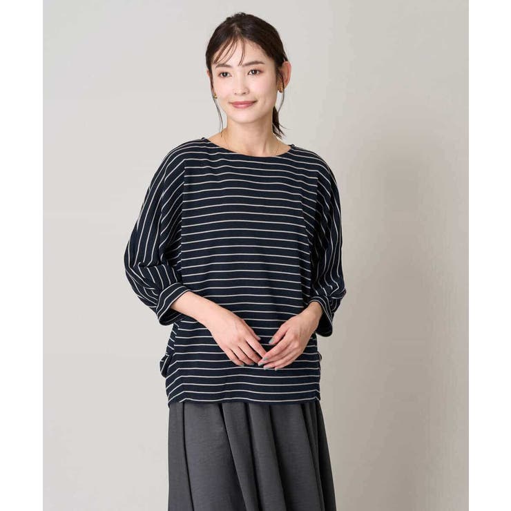 ボーダードルマントップス | a.v.v【WOMEN】 | 詳細画像20 