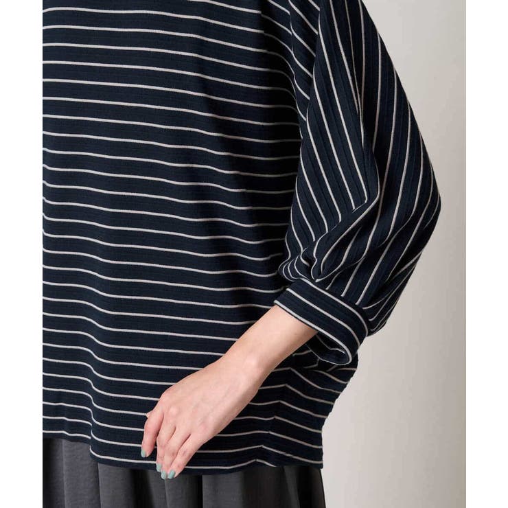 ボーダードルマントップス | a.v.v【WOMEN】 | 詳細画像24 