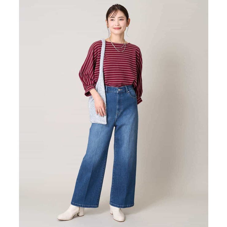 ボーダードルマントップス | a.v.v【WOMEN】 | 詳細画像5 