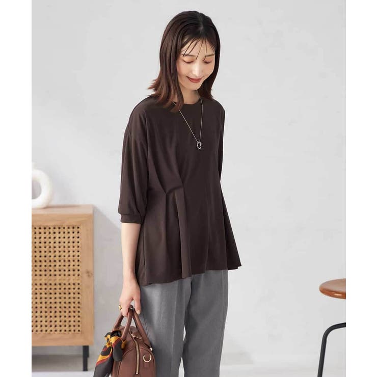 フロントタックチュニックトップス | a.v.v【WOMEN】 | 詳細画像3 