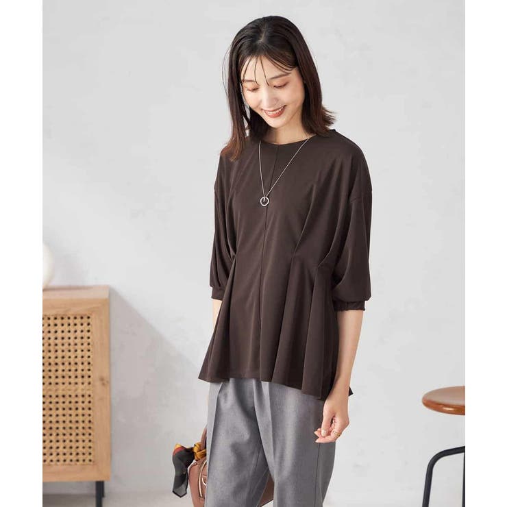 フロントタックチュニックトップス | a.v.v【WOMEN】 | 詳細画像5 