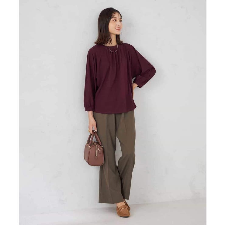 ギャザーネックドルマントップス | a.v.v【WOMEN】 | 詳細画像14 