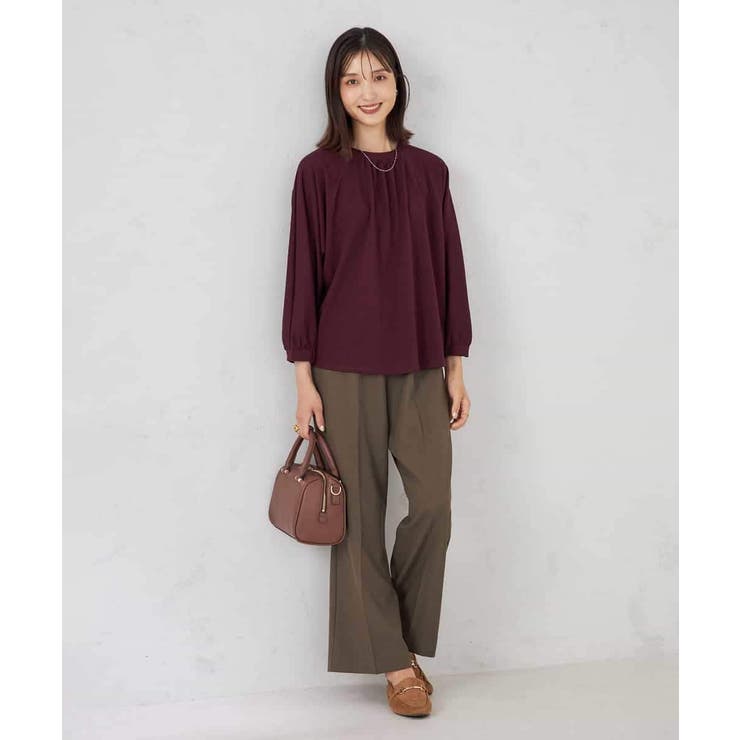 ギャザーネックドルマントップス | a.v.v【WOMEN】 | 詳細画像15 