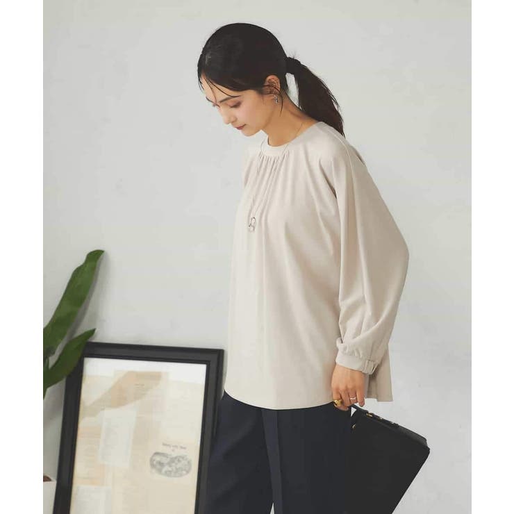 ギャザーネックドルマントップス | a.v.v【WOMEN】 | 詳細画像18 