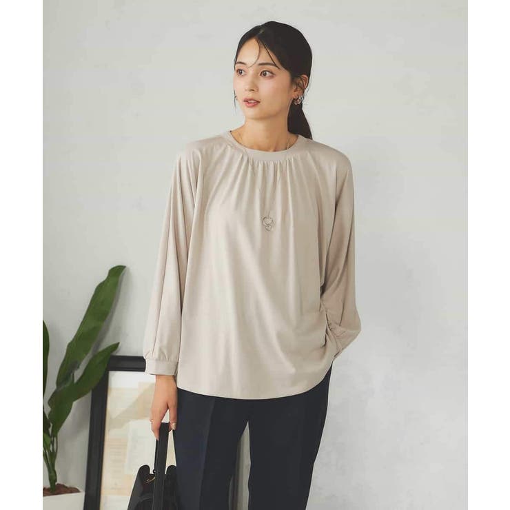 ギャザーネックドルマントップス | a.v.v【WOMEN】 | 詳細画像19 