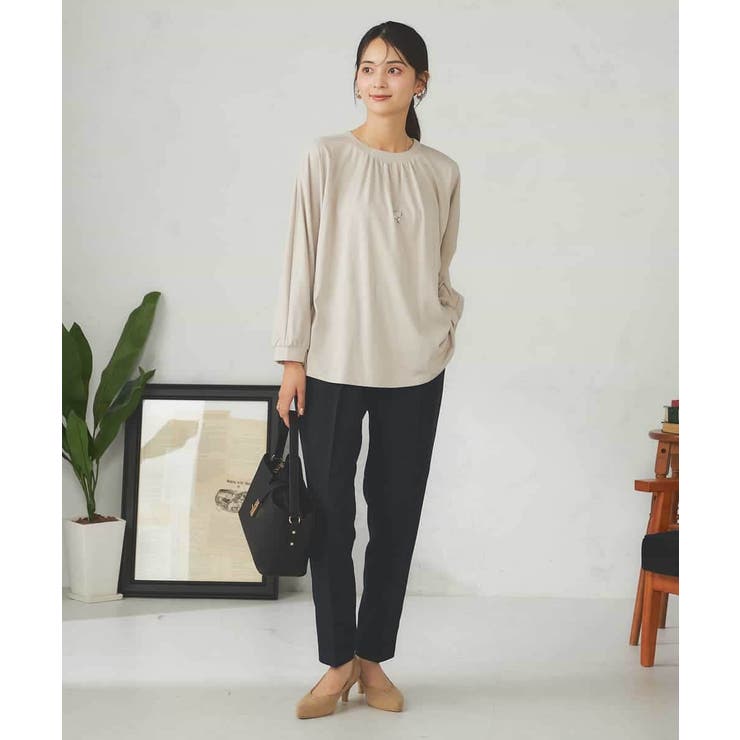 ギャザーネックドルマントップス | a.v.v【WOMEN】 | 詳細画像21 