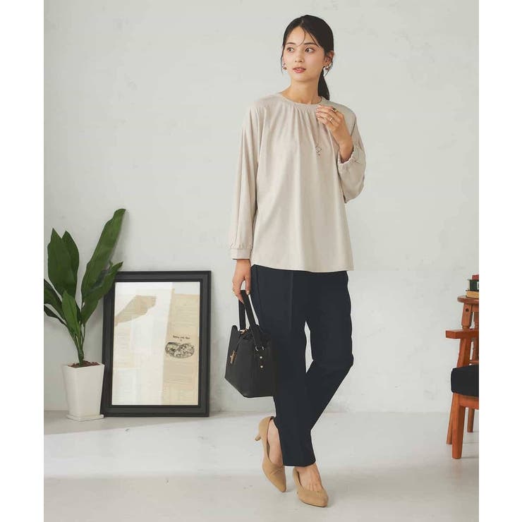 ギャザーネックドルマントップス | a.v.v【WOMEN】 | 詳細画像22 