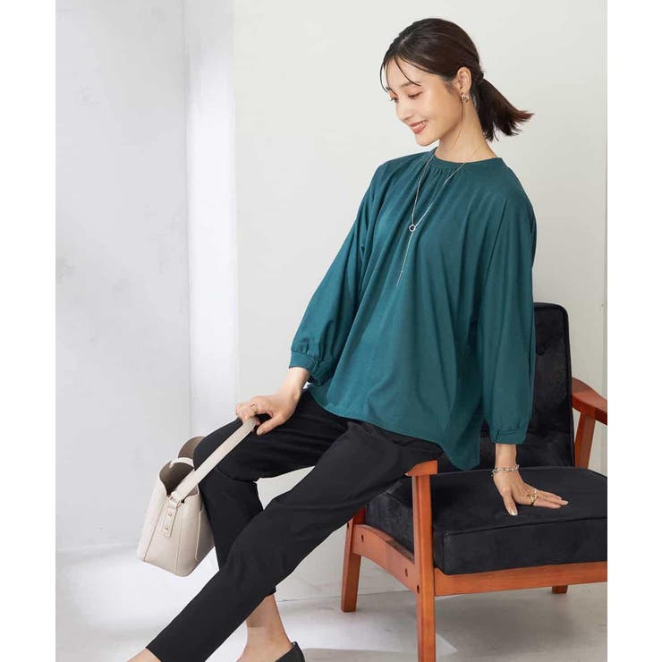 ギャザーネックドルマントップス | a.v.v【WOMEN】 | 詳細画像3 