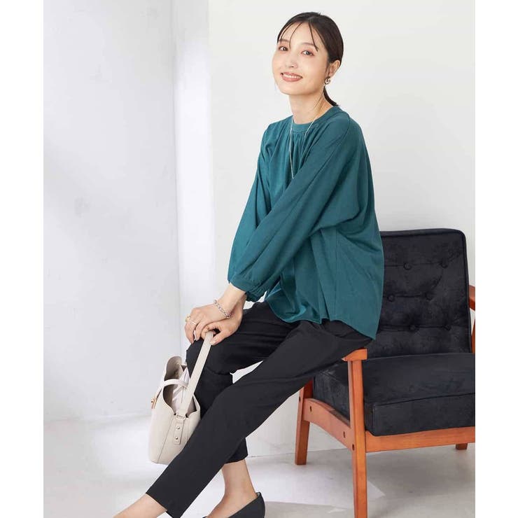 ギャザーネックドルマントップス | a.v.v【WOMEN】 | 詳細画像4 