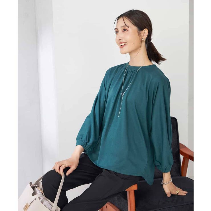 ギャザーネックドルマントップス | a.v.v【WOMEN】 | 詳細画像7 