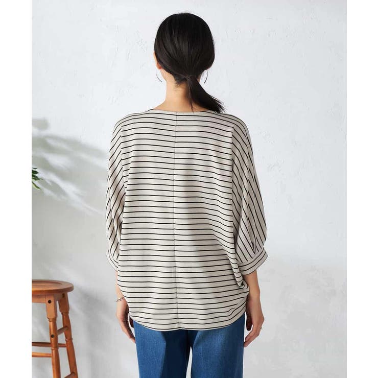 ボーダードルマントップス | a.v.v【WOMEN】 | 詳細画像32 