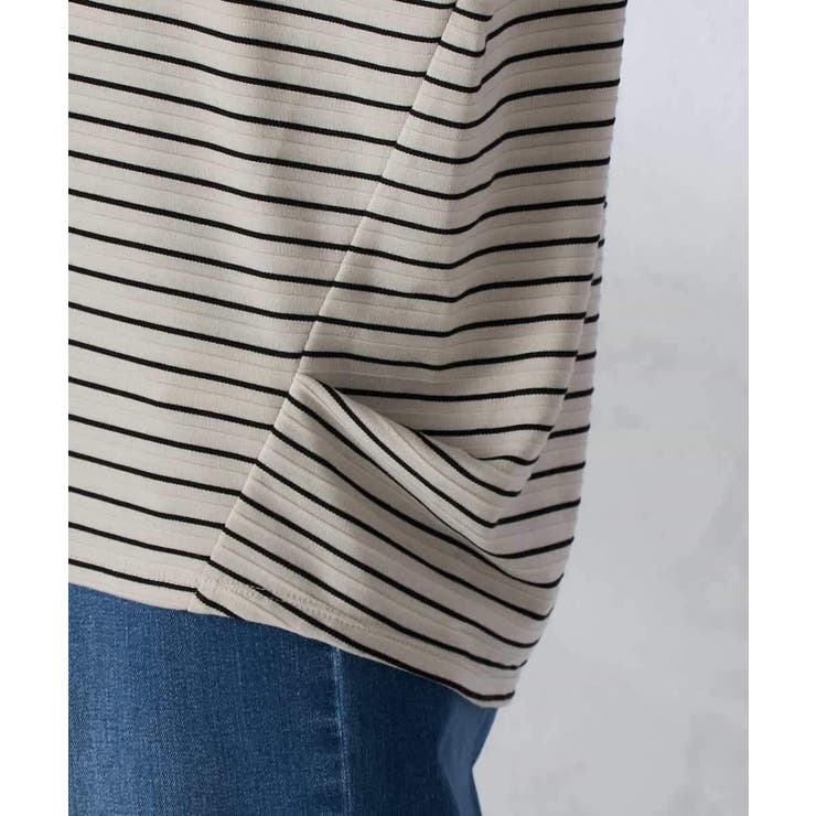 ボーダードルマントップス | a.v.v【WOMEN】 | 詳細画像35 