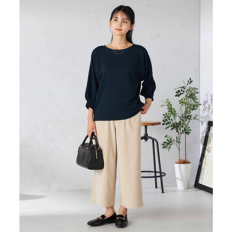 ボーダードルマントップス | a.v.v【WOMEN】 | 詳細画像5 