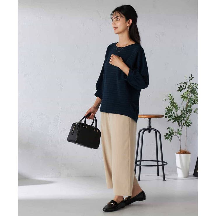 ボーダードルマントップス | a.v.v【WOMEN】 | 詳細画像6 