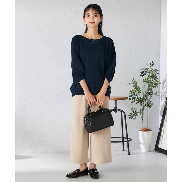 ボーダードルマントップス | a.v.v【WOMEN】 | 詳細画像7 